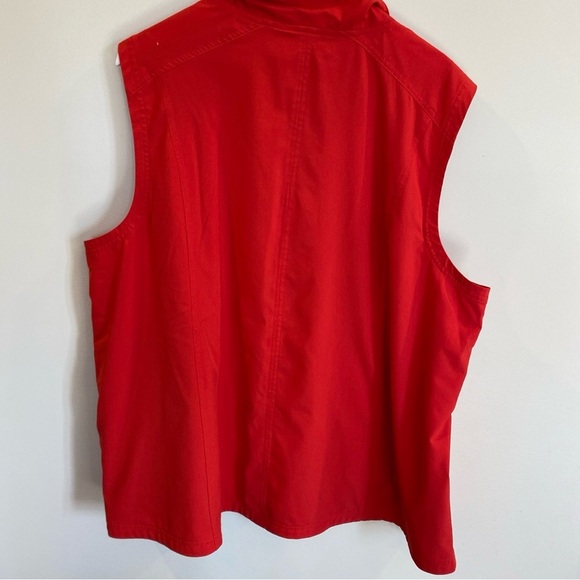 J Jill Fit Red Vest Womens Size 4X - Picture 6 of 6